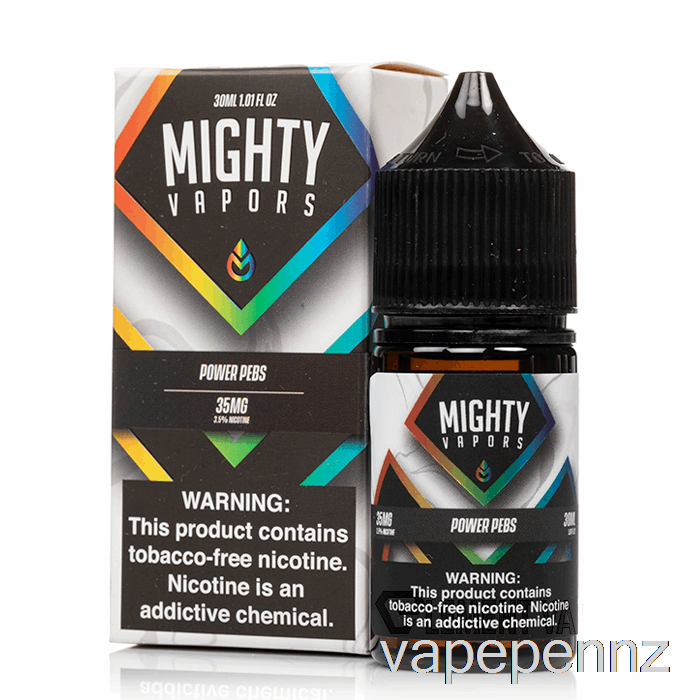 Power Pebs - Mighty Vapors Salts - 30mL 50mg VAPE NZ